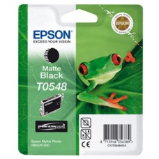 Epson Branded T0548 Matte Black Ink Cartridge. Epson Branded T0548 Matte Black Ink Cartridge.