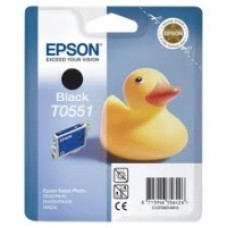 Epson Branded T0551 Black Ink Cartridge. Epson Branded T0551 Black Ink Cartridge.