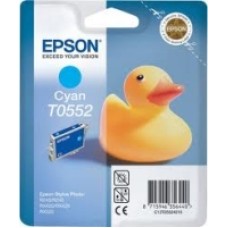 Epson Branded T0552 Cyan Ink Cartridge. Epson Branded T0552 Cyan Ink Cartridge.