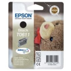 Epson Branded T0611 Black Ink Cartridge. Epson Branded T0611 Black Ink Cartridge.