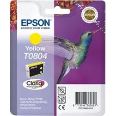 Epson Branded T0804 Yellow Ink Cartridge. Epson Branded T0804 Yellow Ink Cartridge.