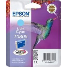Epson Branded T0805 Light Cyan Ink Cartridge. Epson Branded T0805 Light Cyan Ink Cartridge.