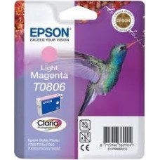 Epson Branded T0806 Light Magenta Ink Cartridge. Epson Branded T0806 Light Magenta Ink Cartridge.