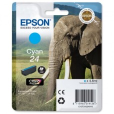 Epson Branded T2422 Cyan Ink Cartridge. Epson Branded T2422 Cyan Ink Cartridge.