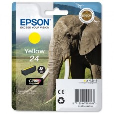 Epson Branded T2424 Yellow Ink Cartridge. Epson Branded T2424 Yellow Ink Cartridge.