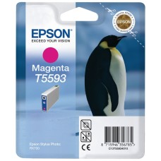 Epson Branded T5593 Magenta Black Ink Cartridge. Epson Branded T5593 Magenta Black Ink Cartridge.