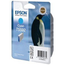 Epson Branded T5592 Cyan Ink Cartridge. Epson Branded T5592 Cyan Ink Cartridge.