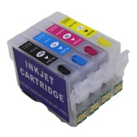 Epson Compatible T2715 Empty Refillable Cartridge Set. Epson Compatible T2715 Empty Refillable Cartridge Set.