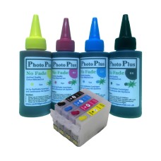 Epson T1285 Non OEM Refillable Cartridge Kit with 400ml PhotoPlus Ink Epson T1285 Non OEM Refillable Cartridge Kit with 400ml PhotoPlus Ink