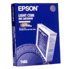 Epson Wide Format T465 Light Cyan Ink Cartridge. Epson Wide Format T465 Light Cyan Ink Cartridge.