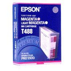 Epson Wide Format T488 Magenta Ink Cartridge. Epson Wide Format T488 Magenta Ink Cartridge.