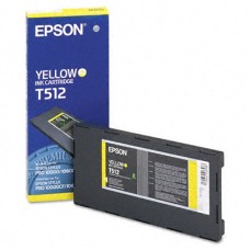 Epson Wide Format T512 Yellow Ink Cartridge. Epson Wide Format T512 Yellow Ink Cartridge.