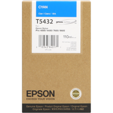 Epson Wide Format T5432 Cyan Ink Cartridge. Epson Wide Format T5432 Cyan Ink Cartridge.