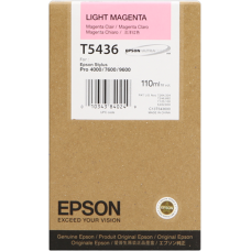 Epson Wide Format T5436 Light Magenta Ink Cartridge. Epson Wide Format T5436 Light Magenta Ink Cartridge.