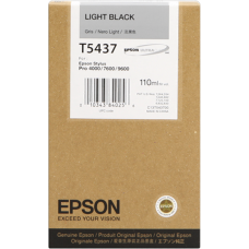 Epson Wide Format T5437 Light Black Ink Cartridge. Epson Wide Format T5437 Light Black Ink Cartridge.