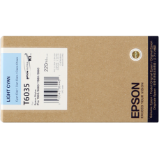 Epson Wide Format T6035 Light Cyan Ink Cartridge. Epson Wide Format T6035 Light Cyan Ink Cartridge.