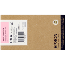 Epson Wide Format T603C Vivid Light Magenta Ink Cartridge. Epson Wide Format T603C Vivid Light Magenta Ink Cartridge.