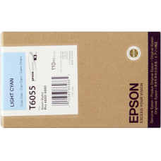 Epson Wide Format T6055 Light Cyan Ink Cartridge. Epson Wide Format T6055 Light Cyan Ink Cartridge.
