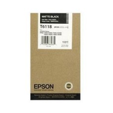 Epson Wide Format T6118 Matte Black Ink Cartridge. Epson Wide Format T6118 Matte Black Ink Cartridge.