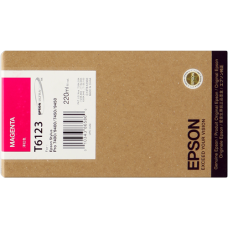 Epson Wide Format T6123 Magenta Ink Cartridge. Epson Wide Format T6123 Magenta Ink Cartridge.