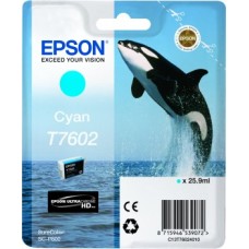 Epson Wide Format T7602 Cyan Ink Cartridge. Epson Wide Format T7602 Cyan Ink Cartridge.
