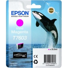 Epson Wide Format T7603 Vivid Magenta Ink Cartridge. Epson Wide Format T7603 Vivid Magenta Ink Cartridge.