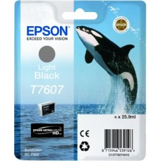Epson Wide Format T7607 Light Black Ink Cartridge. Epson Wide Format T7607 Light Black Ink Cartridge.