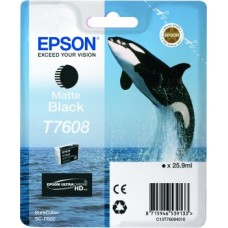 Epson Wide Format T7608 Matte Black Ink Cartridge. Epson Wide Format T7608 Matte Black Ink Cartridge.