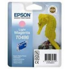 Epson Branded T0486 Lt Magenta Ink Cartridge.