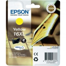 Epson Branded T1634 Yellow Ink Cartridge.