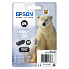 Epson Branded T2611 Photo Black Ink Cartridge.