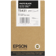 Epson Wide Format T5431 Photo Black Ink Cartridge.
