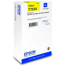 Epson WorkForce Pro T7554 XL Yellow Ink Cartridge.