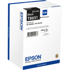 Epson WorkForce Pro T8651 Black Ink Cartridge.