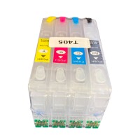 Refillable Cartridge Set Compatible with Epson 405 & 405XL Suitcase Series Cartridges. Refillable Cartridge Set Compatible with Epson 405 & 405XL Suitcase Series Cartridges.