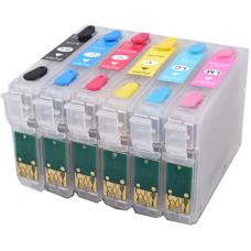 Epson Alternative T0797 Cartridges Filled with Epson Original Inks. Epson Alternative T0797 Cartridges Filled with Epson Original Inks.