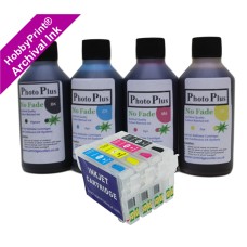 Refillable Cartridge kit Compatible with Epson 503 Series Cartridges with Ink Options Refillable Cartridge kit Compatible with Epson 503 Series Cartridges with Ink Options