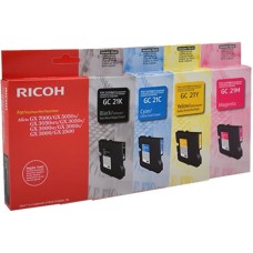 Ricoh Genuine GC21 Ink Cartridge Set.