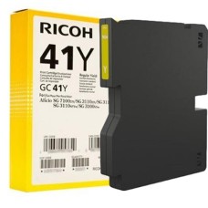 Ricoh GC41Y Genuine Ink Cartridge Yellow.