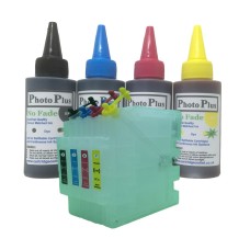 Refillable cartridge kit Compatible with Ricoh GC31 Cartridges with 400ml Archival Ink.