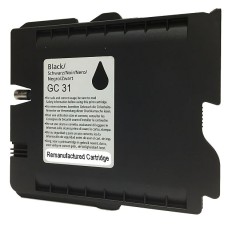 Ricoh Compatible GC31 Remanufactured Cartridge Black. Ricoh Compatible GC31 Remanufactured Cartridge Black.