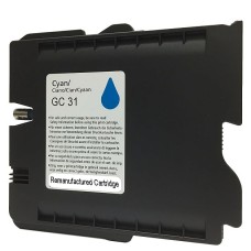 Ricoh Compatible GC31 Remanufactured Cartridge Cyan. Ricoh Compatible GC31 Remanufactured Cartridge Cyan.