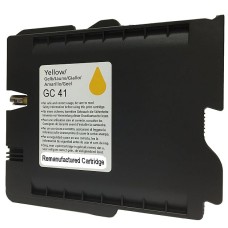 Ricoh Compatible GC41 Remanufactured Cartridge Yellow. Ricoh Compatible GC41 Remanufactured Cartridge Yellow.