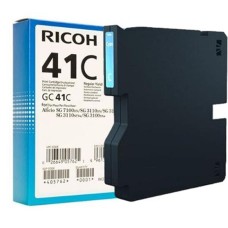 Ricoh GC41C Genuine Ink Cartridge Cyan. Ricoh GC41C Genuine Ink Cartridge Cyan.