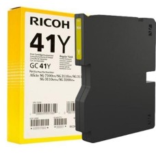 Ricoh GC41Y Genuine Ink Cartridge Yellow. Ricoh GC41Y Genuine Ink Cartridge Yellow.
