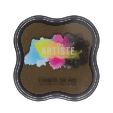 Artiste - Pigment Mini Ink Pad - Chocolate. Artiste - Pigment Mini Ink Pad - Chocolate.