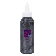 Glitz Glitter Glue (120ml) - Metal Grey.