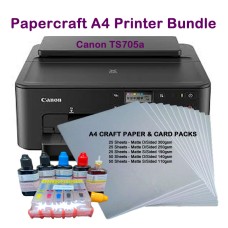 Papercraft & Card Makers A4 Muli-Function Printer Bundle with Ink & Cardstock. Papercraft & Card Makers A4 Muli-Function Printer Bundle with Ink & Cardstock.