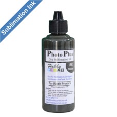 100ml Black sublimation ink for Ricoh Sawgrass Printers for Mug & T-Shirt printing, PhotoPlus brand. 100ml Black sublimation ink for Ricoh Sawgrass Printers for Mug & T-Shirt printing, PhotoPlus brand.