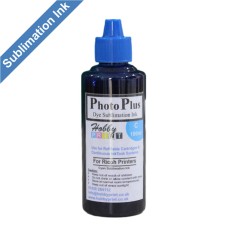 100ml Cyan sublimation ink for Ricoh Printers for Mug & T-Shirt printing, PhotoPlus brand. 100ml Cyan sublimation ink for Ricoh Printers for Mug & T-Shirt printing, PhotoPlus brand.